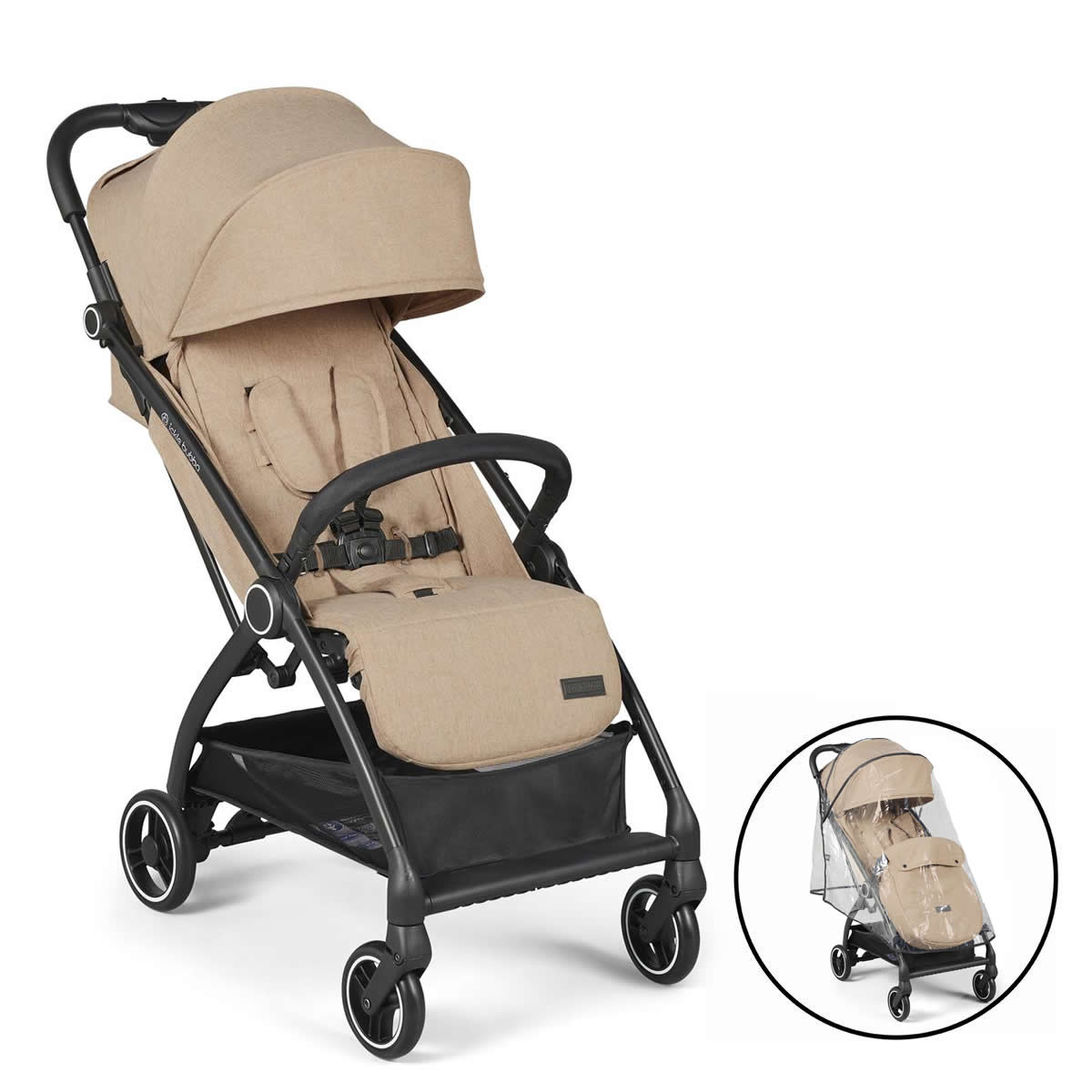 Ickle Bubba Aries Autofold Stroller Biscuit